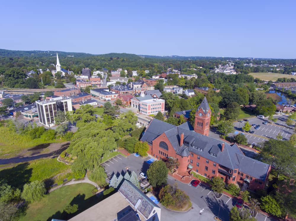 Winchester Center Aerial View