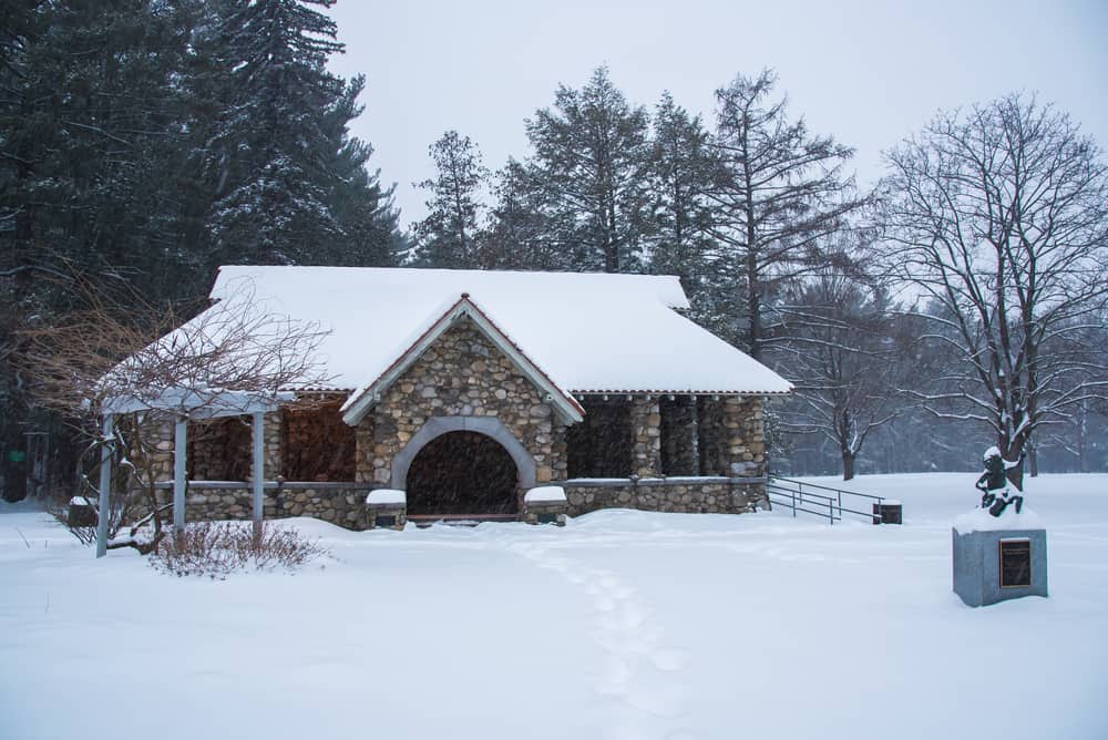 Greeley Park in Winter