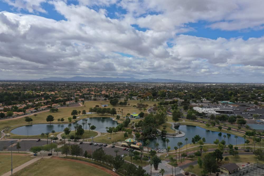 Aerial View of Freestone Park