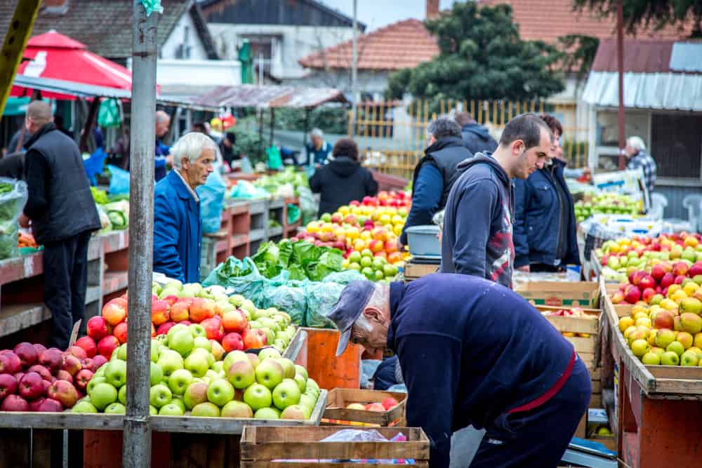 Food Market in Gevgelija
