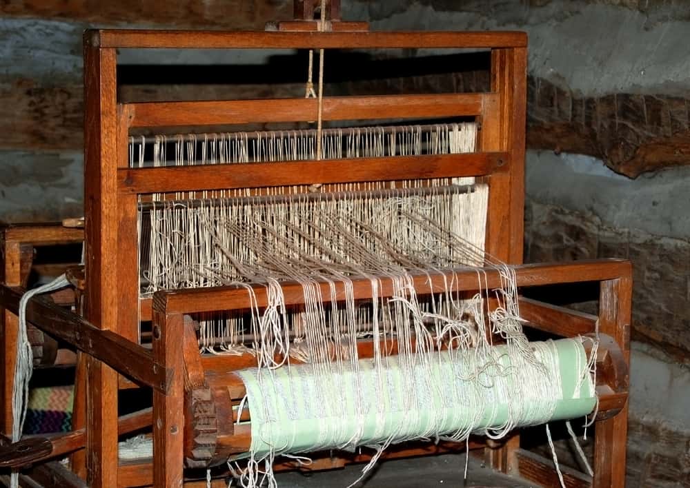 Weaving Loom at Log Cabin Village
