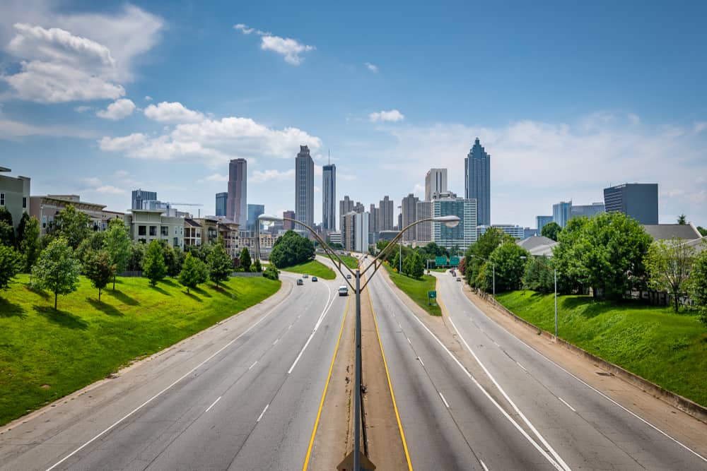 View from the Jackson Street Bridge