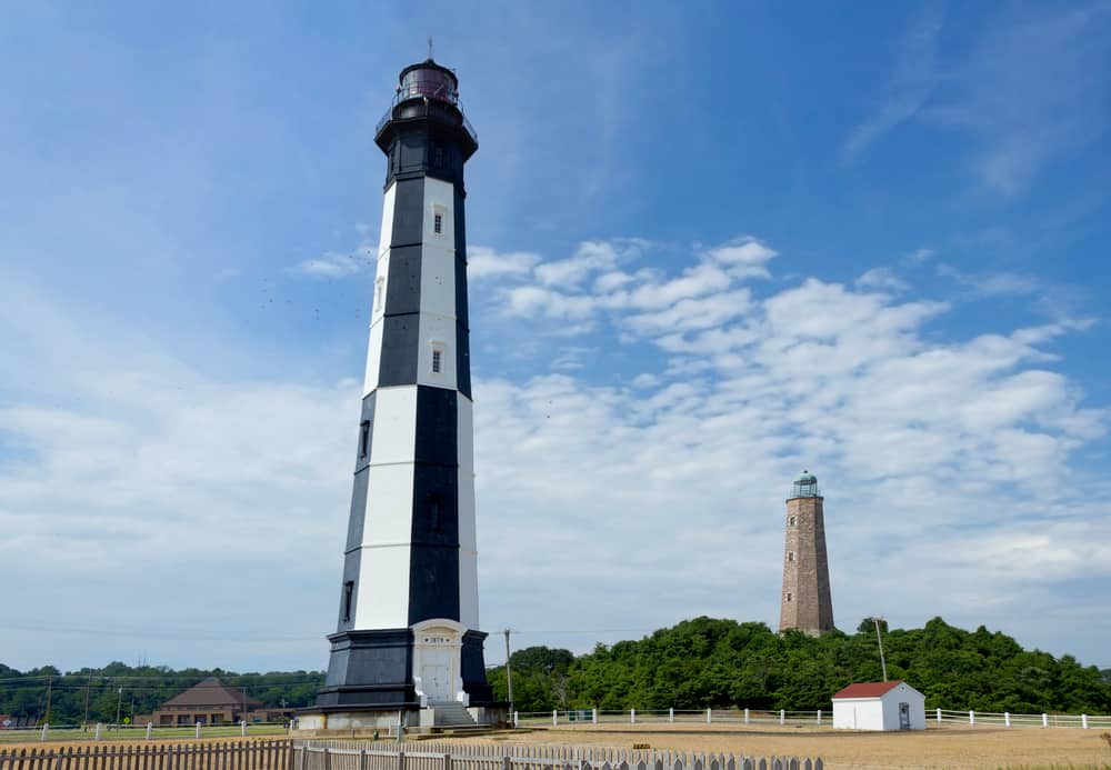 Old and New Cape Henry Lighthouse