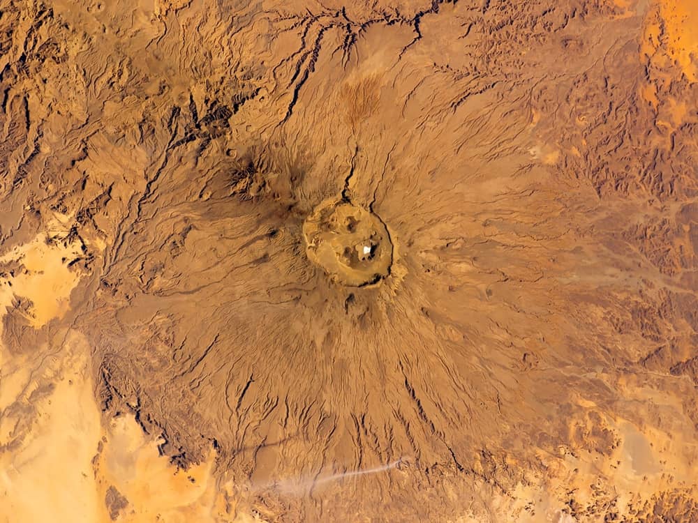 Top view of Emi Koussi