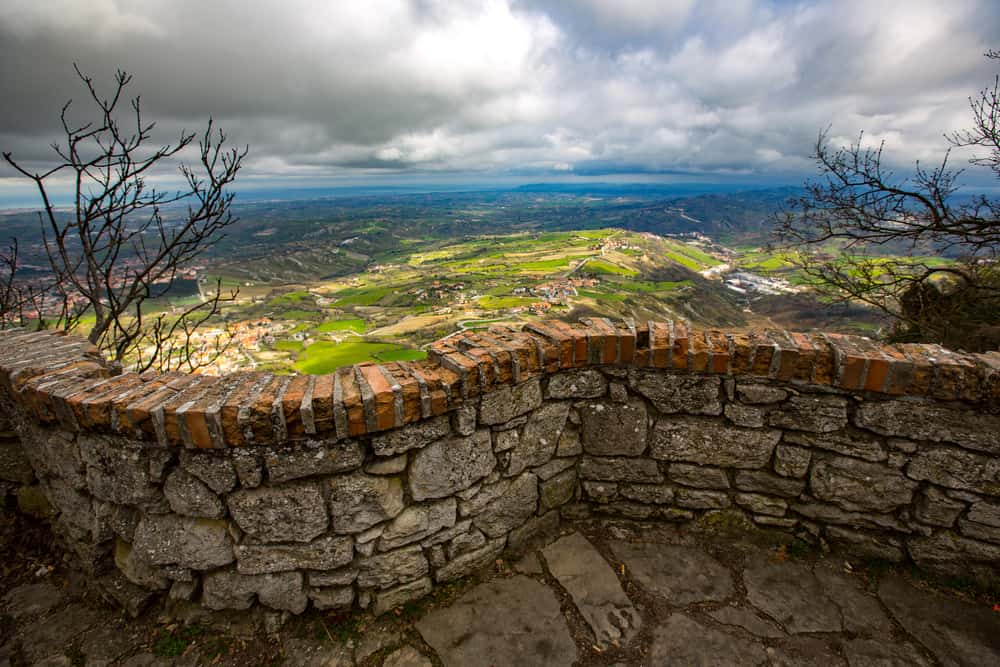 View from Mount Titano