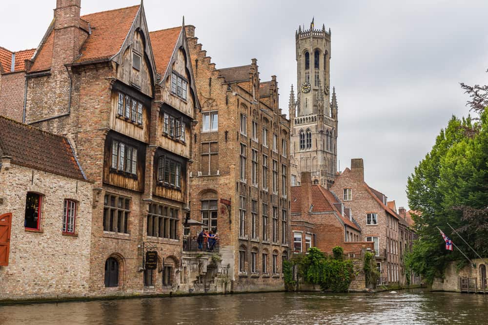 Part of the City used as a set for In Bruges