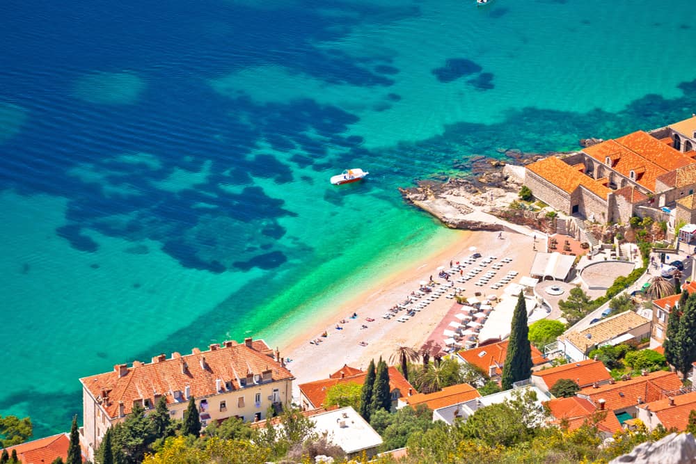 Beach in Dubrovnik