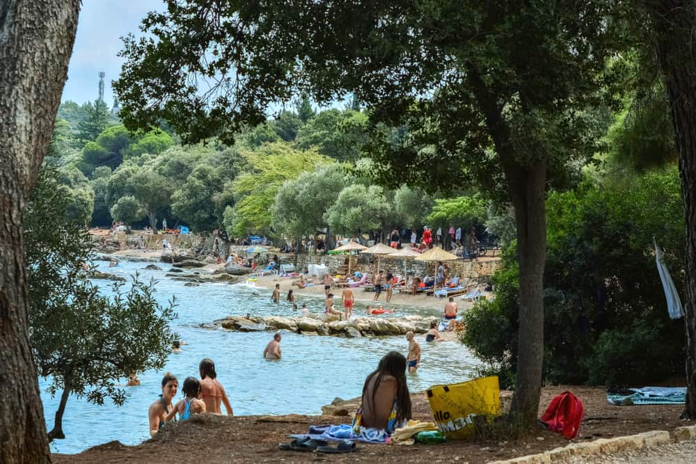 Beach in Rovinj