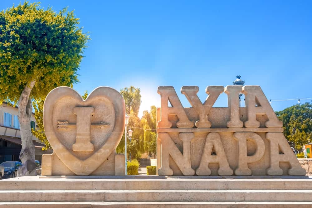 I Love Ayia Napa Sculpture