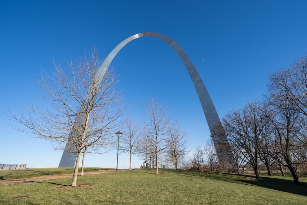 Standing at the Gateway Arch