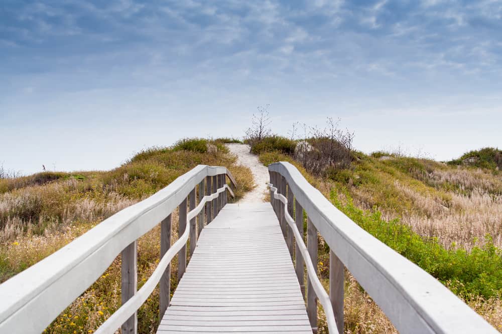 Walking over the Dunes in Port Aransas